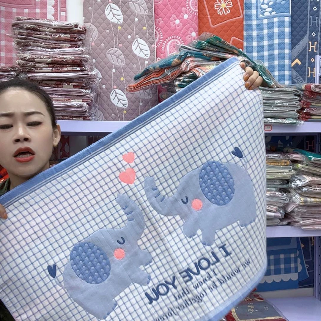 棉蓝色小飞象纯棉