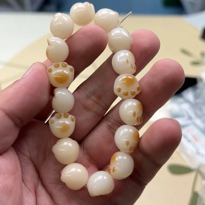 吊坠白玉菩提白色951