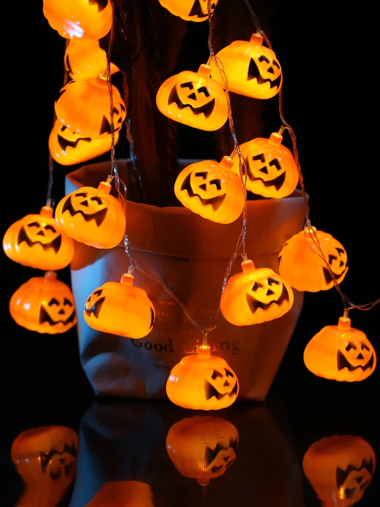 万圣节南瓜灯 2024年串灯diy布置饰品儿童装饰幼儿园道具装扮摆件