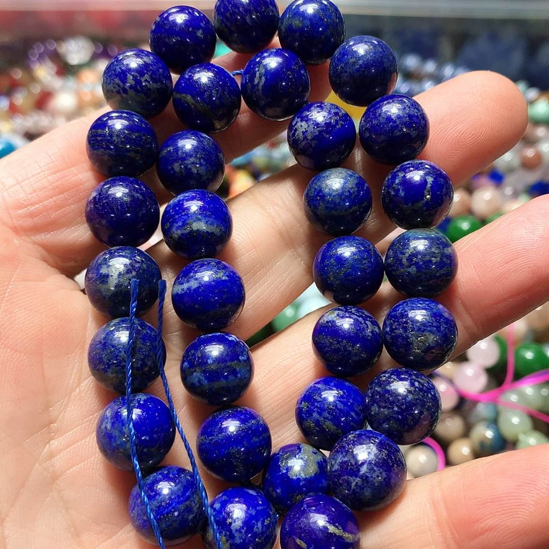 未镶嵌手串玛瑙/玉髓卡12原矿青金散珠
