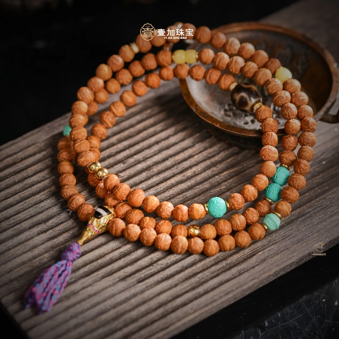 壹加林妹妹 | 玛瑙F眼菩提系列108多样性发其一