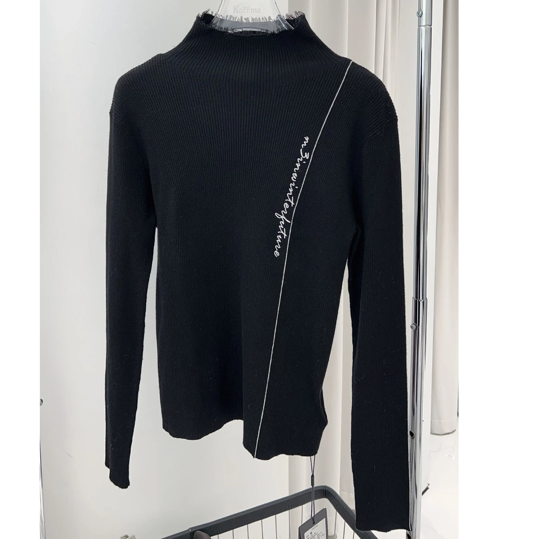 休闲女毛针织衫网红针织衫打底衫秋冬套头百搭毛衫上衣823532328