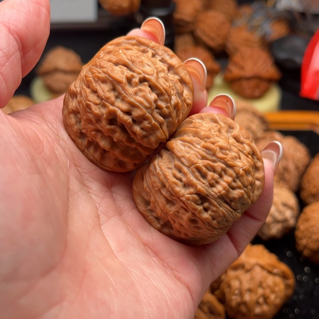 不***带核桃把件磨盘43尺