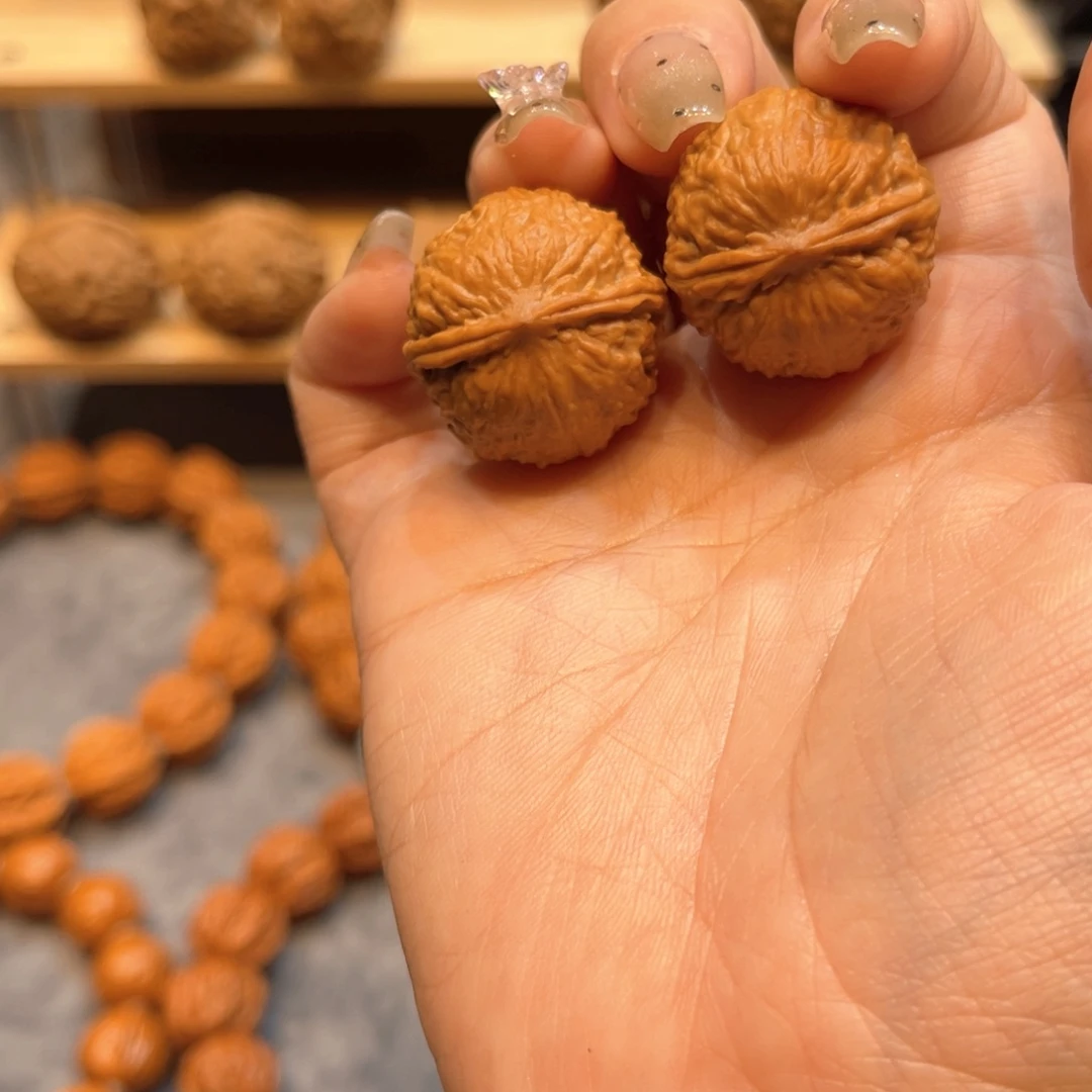 文玩核桃把件元宝墩 必拍款