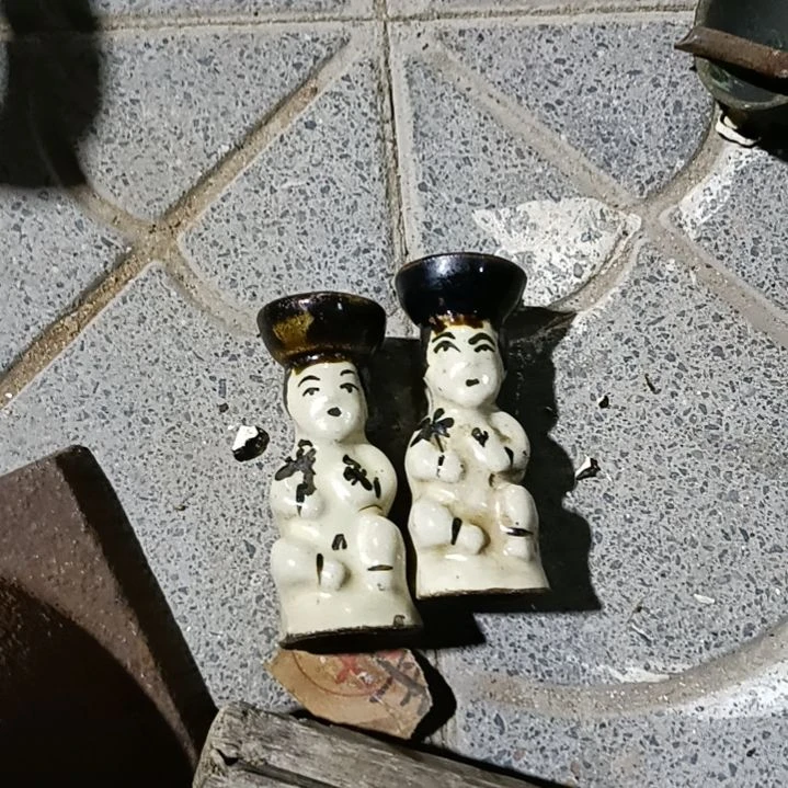 默***段一对油灯000000000