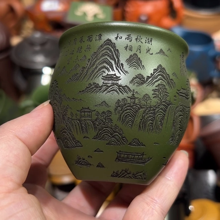 茶杯紫砂宜兴紫砂主人杯