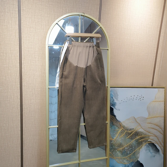 HP111孕妇棕色裤子L100-130
