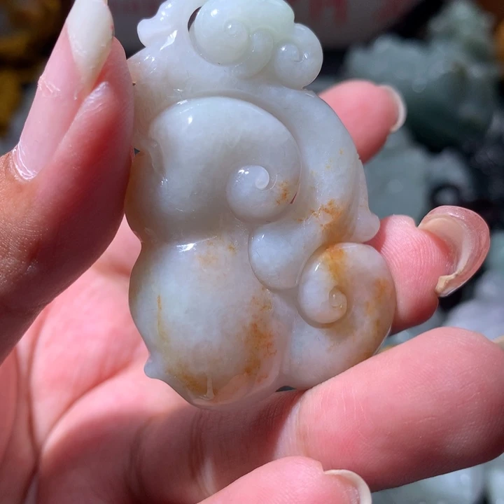 翡翠未镶嵌颈饰保真天然a货翡翠