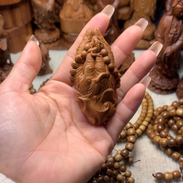 檀香木其他老山檀香手把件