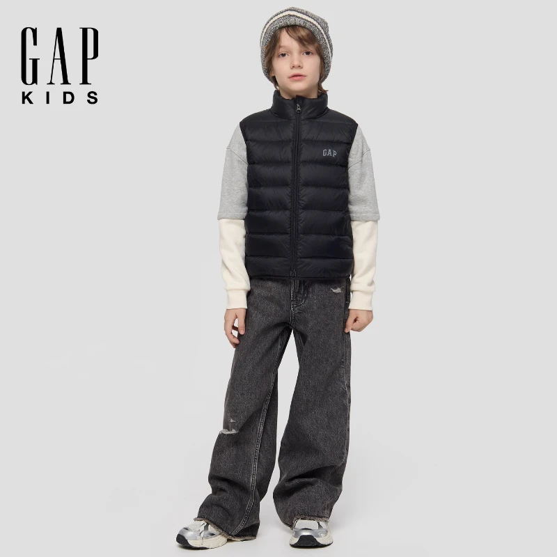 Gap2025秋季新款羽绒服马甲儿童装835981/835968/835969/835990