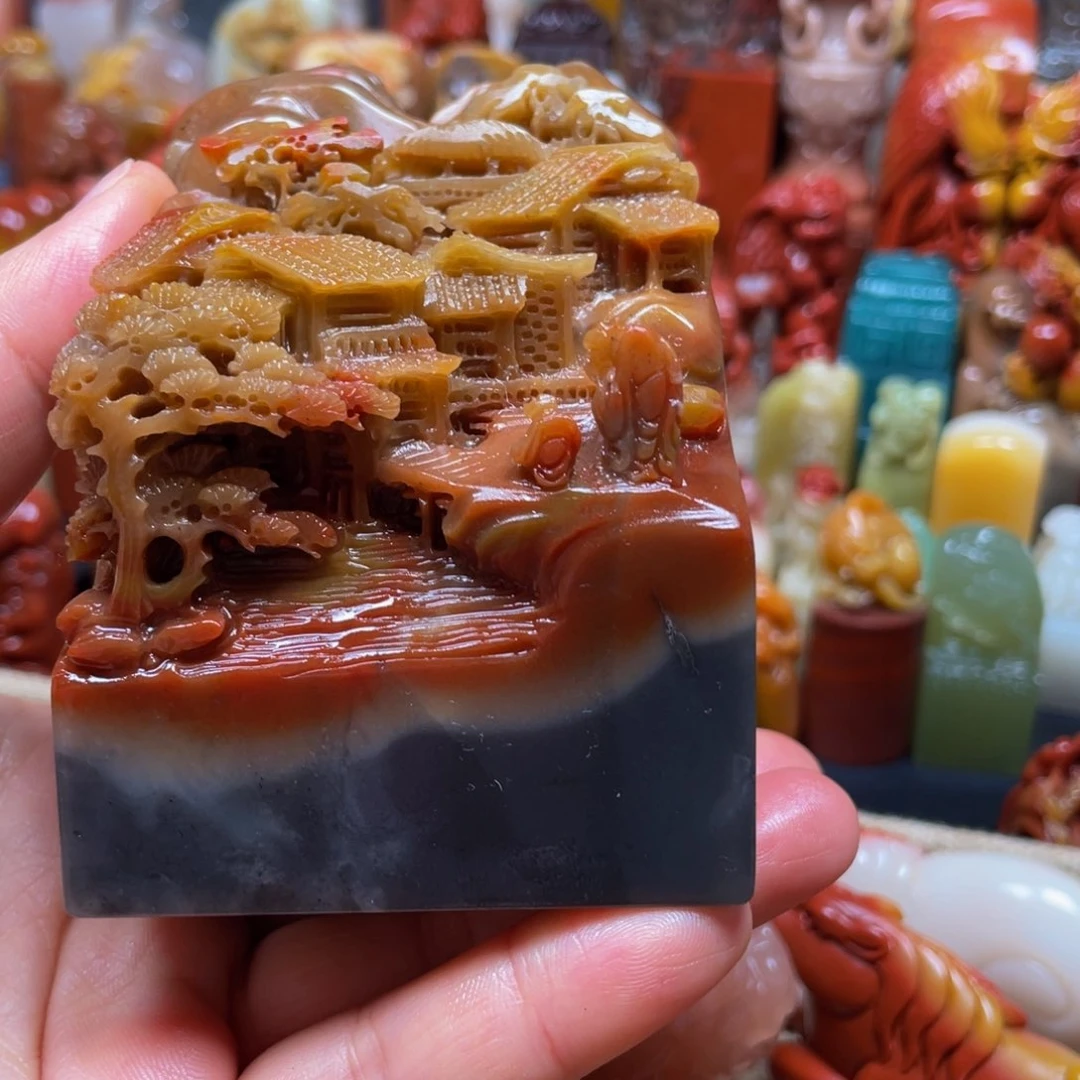 昌化石印石精美寿山