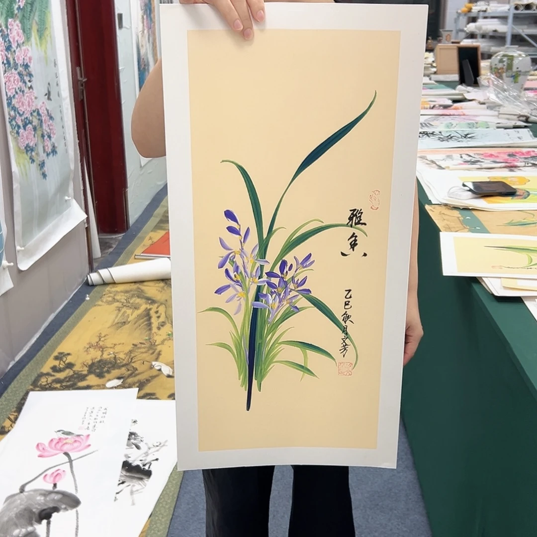 国画宣纸国画纯手绘作品，随机发货
