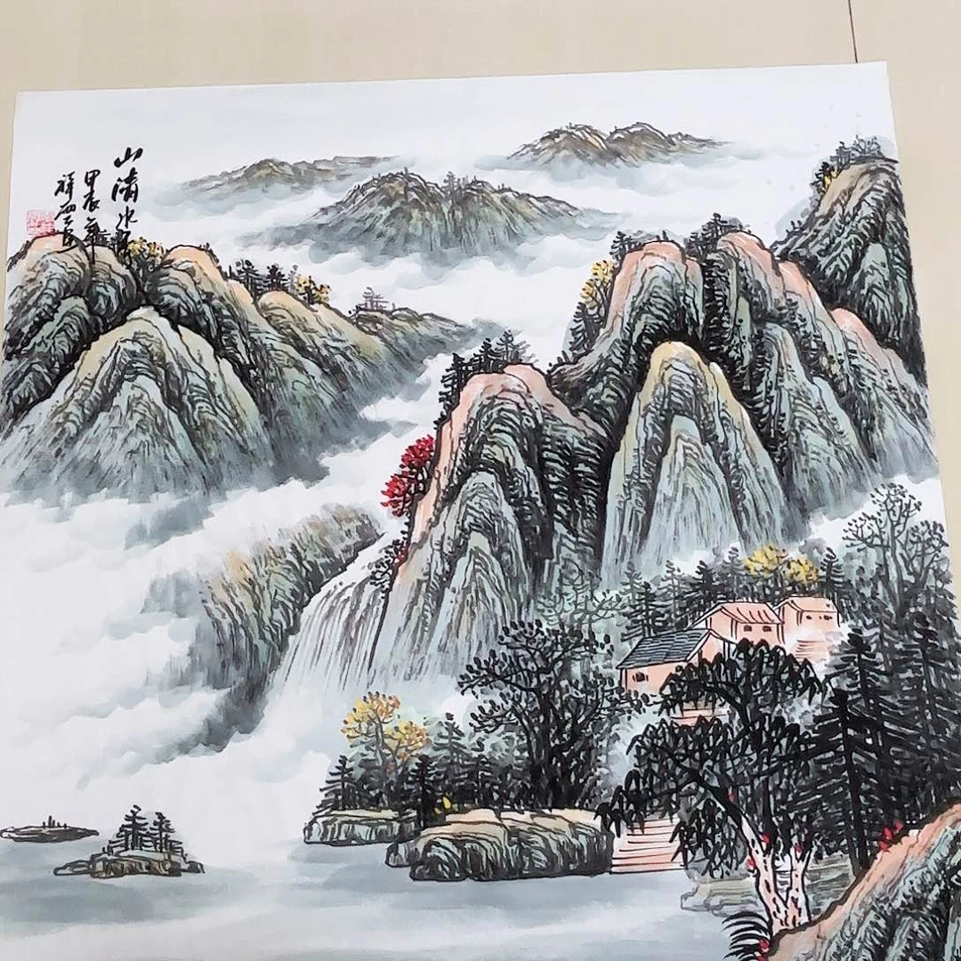 国画国画作品集一个一
