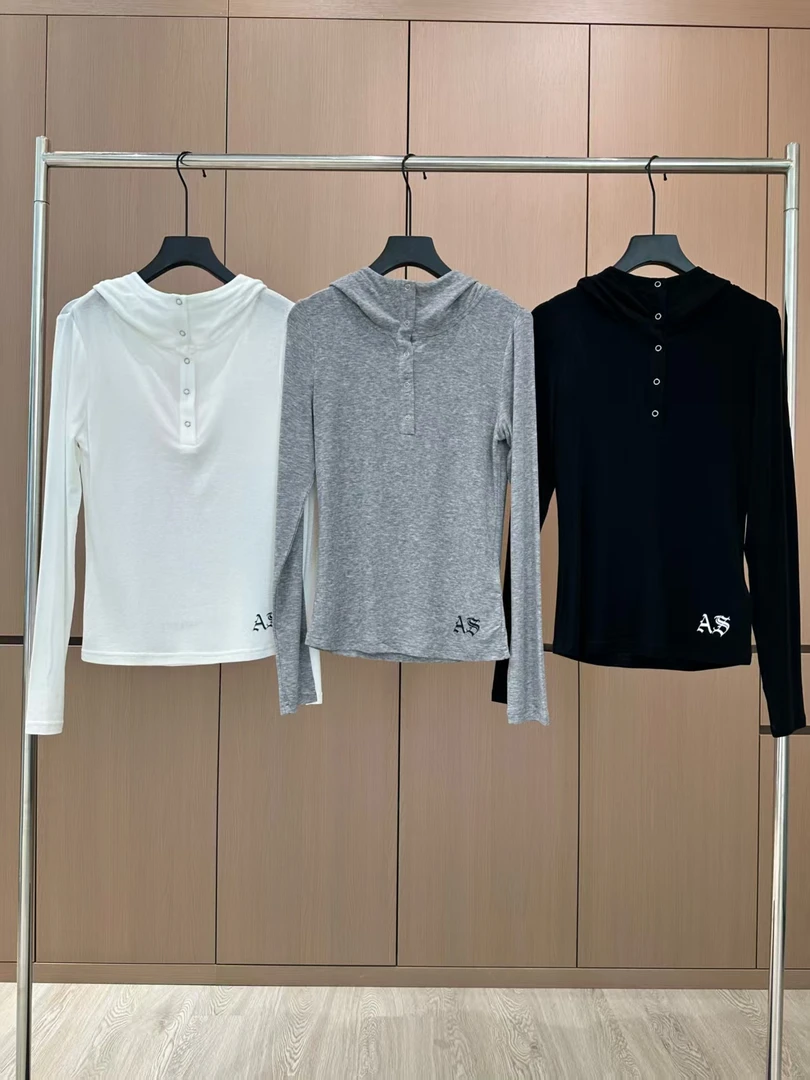 【SSLWEIWEI】南油秋季克罗高定连帽T恤K2221