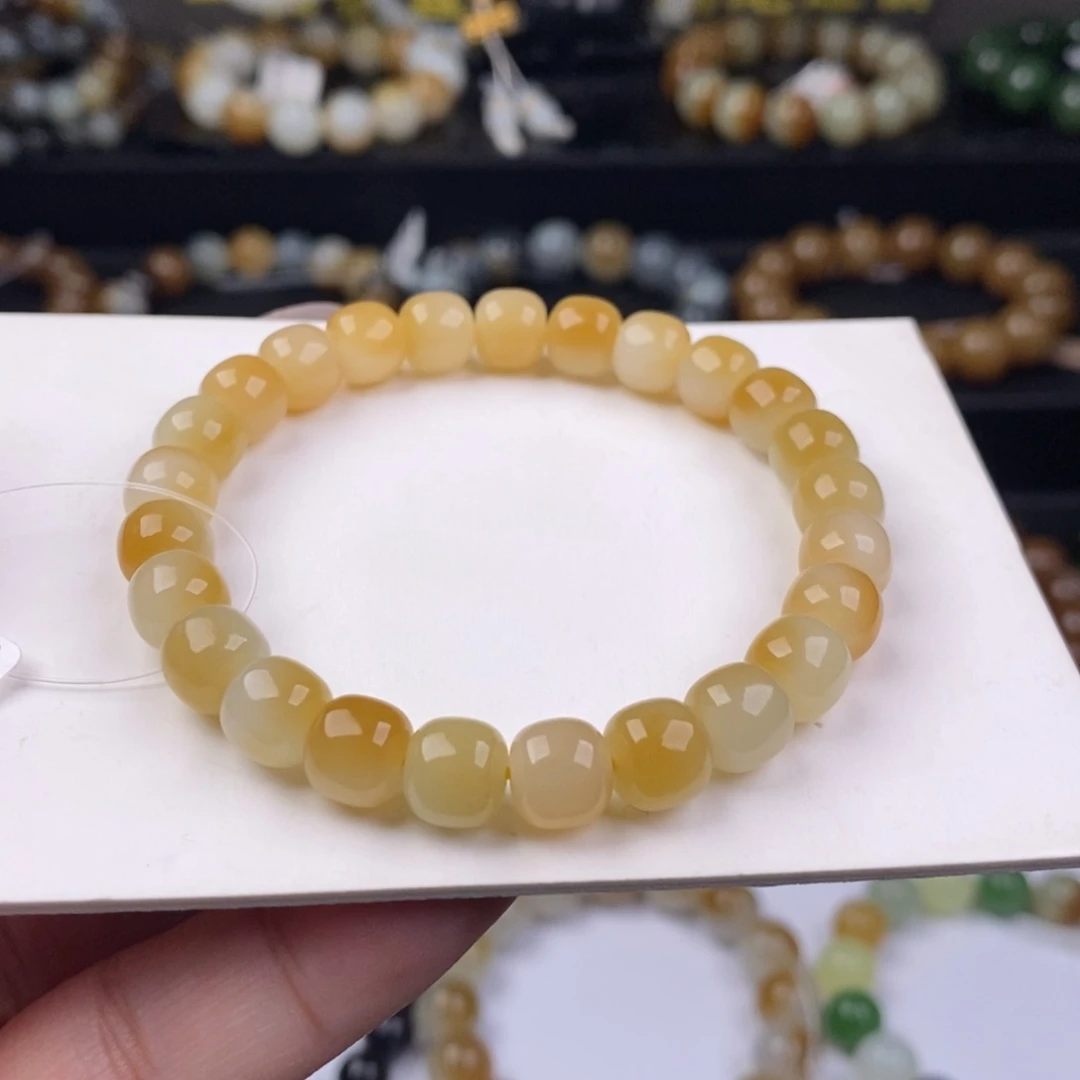 和田玉手串未镶嵌