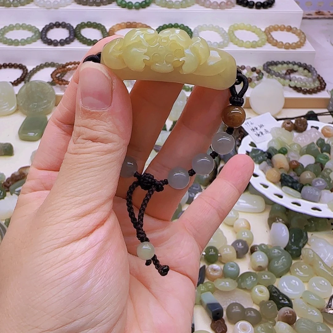 和田玉未镶嵌手绳