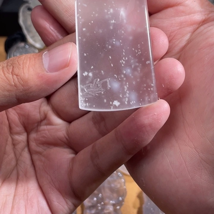 *****定制石英质玉未镶嵌牌子