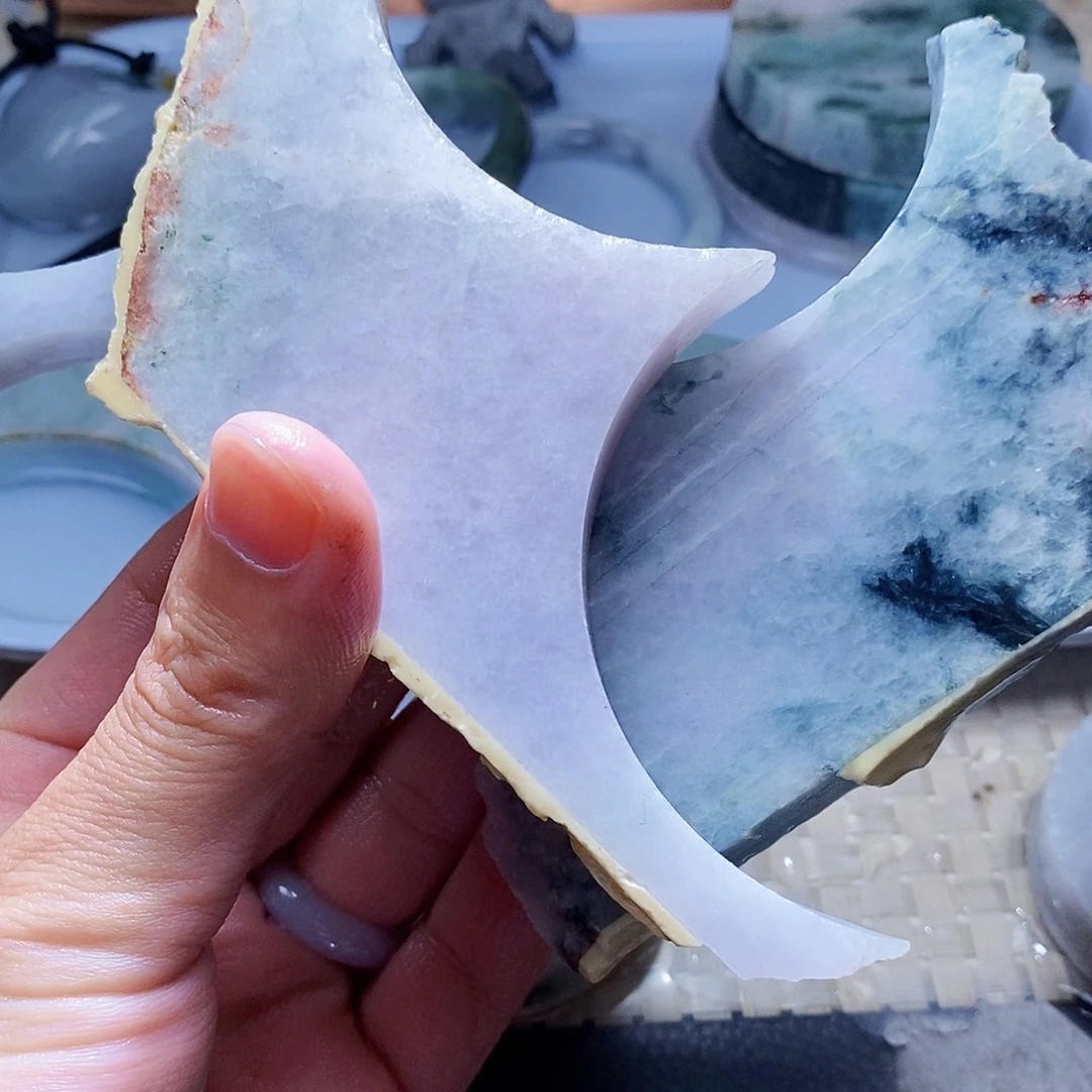 翡翠未镶嵌颈饰988