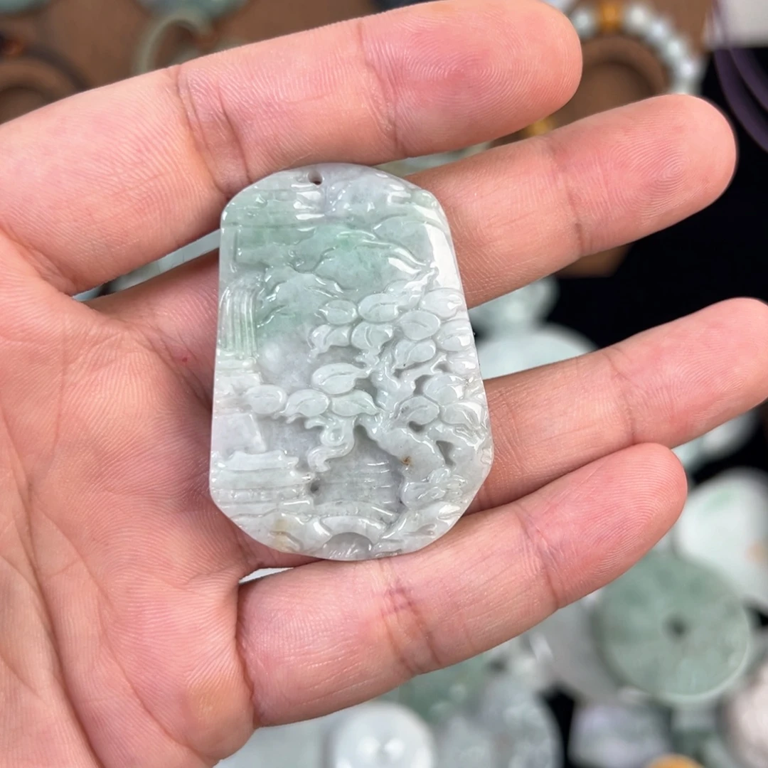 翡翠未镶嵌颈饰多样性发其一 天然A货翡翠0027