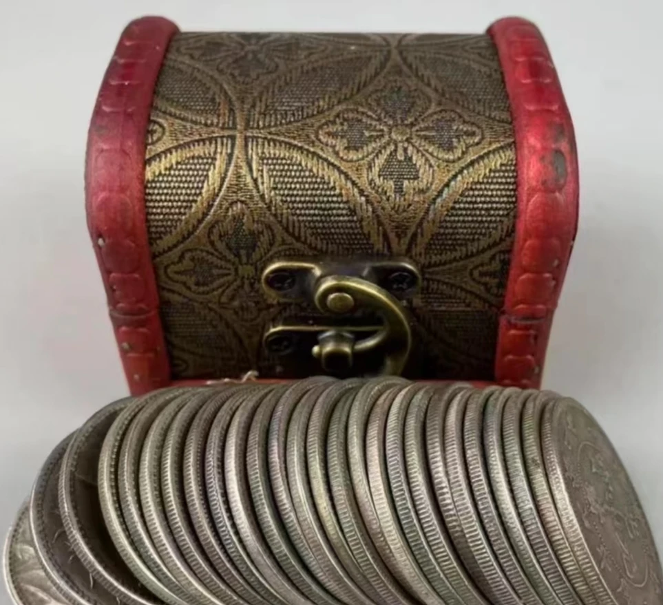 复古十个龙洋工艺品摆件