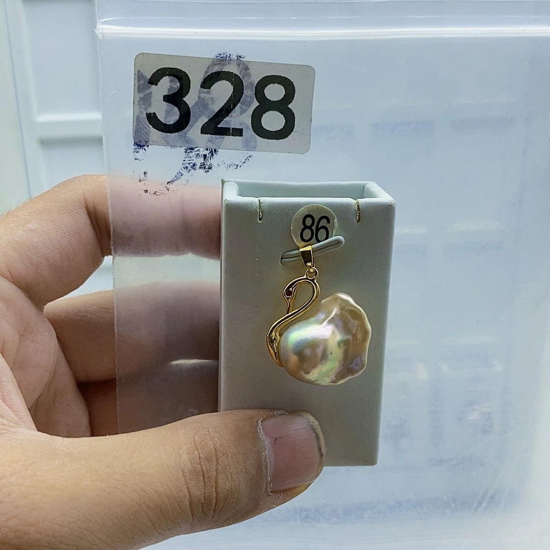 颈饰合金淡水珍珠