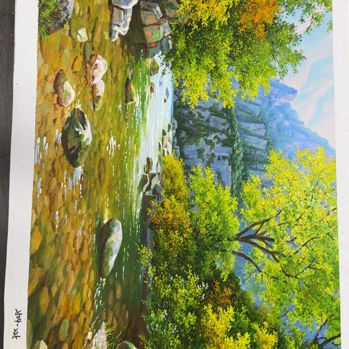 油画好想去看看那些