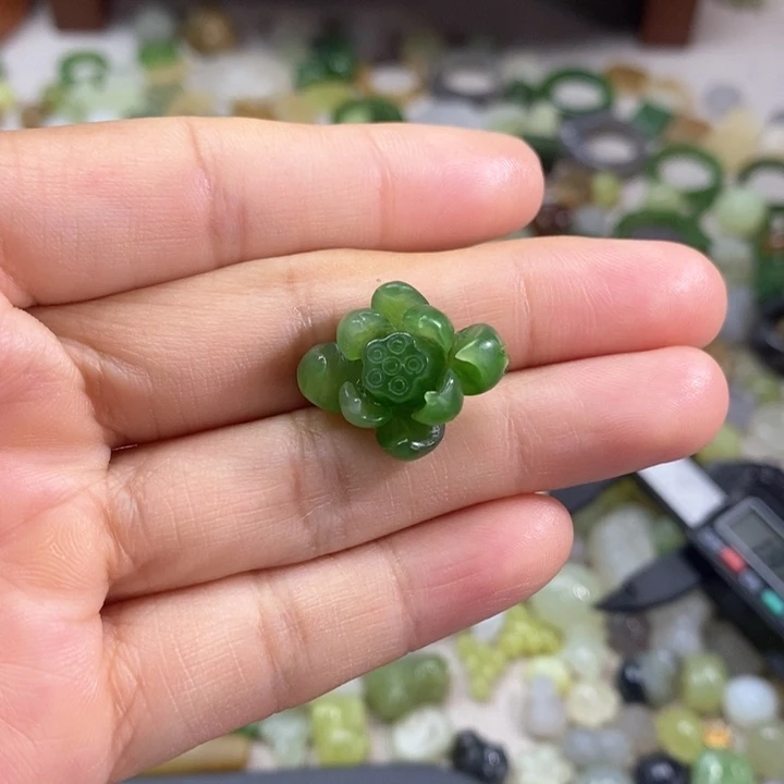 和田玉未镶嵌挂件乐*乐