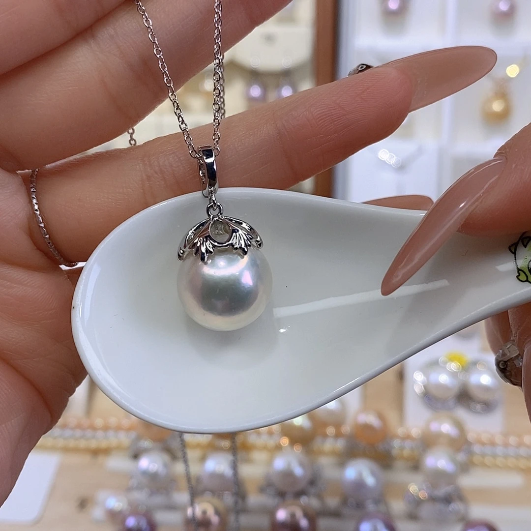 淡水珍珠颈饰合金F