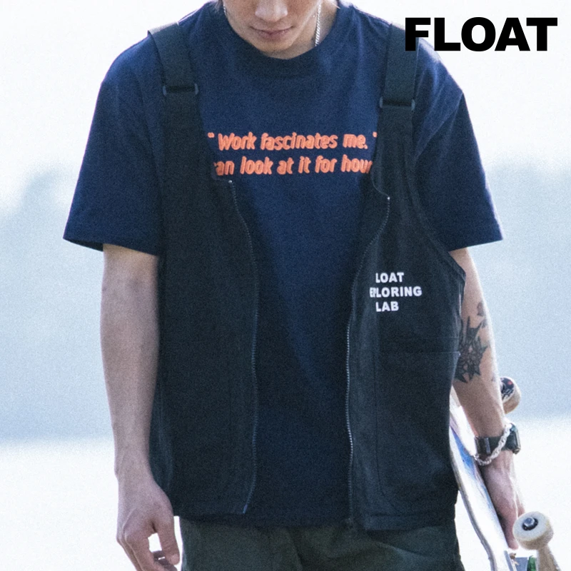 FLOAT夏多口袋可变形叠穿工装机能背心马甲外套男「商场同款新品」