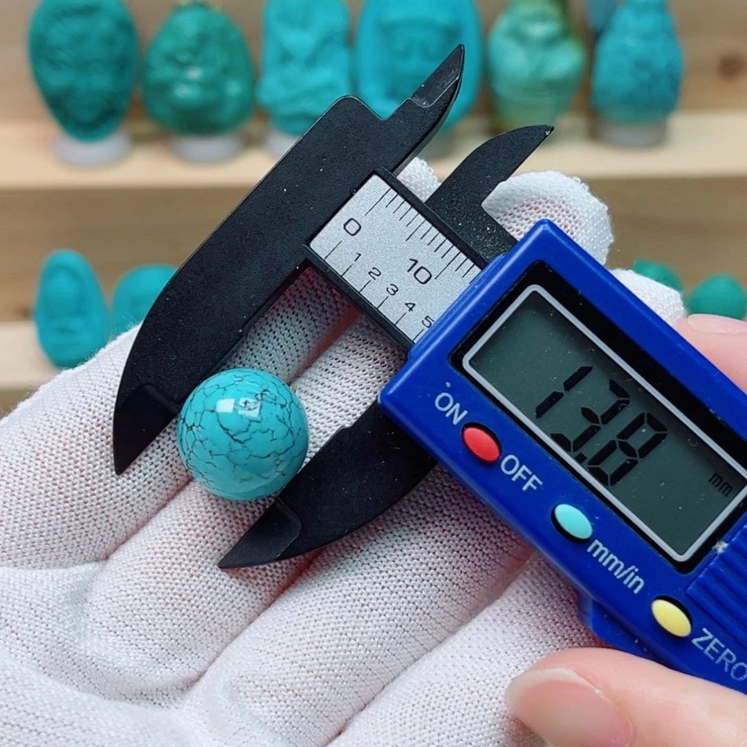 绿松石未镶嵌圆珠