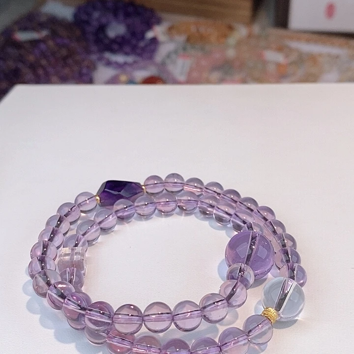 水晶手链未镶嵌天空之镜双圈卡7