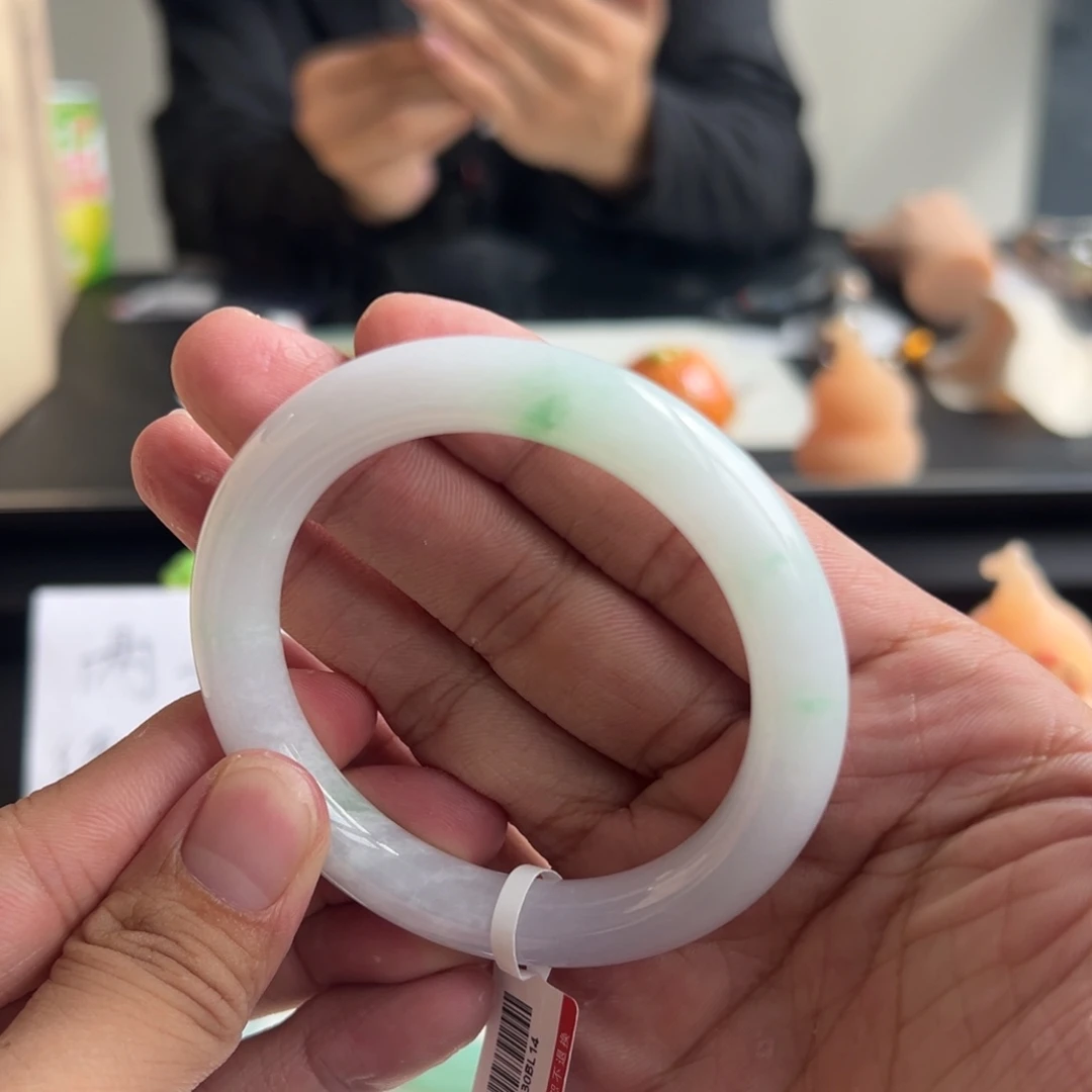 翡翠未镶嵌手镯30号 53.1