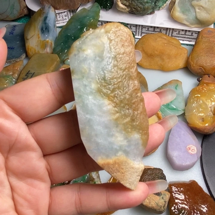 定制翡翠未镶嵌缅甸翡翠料子