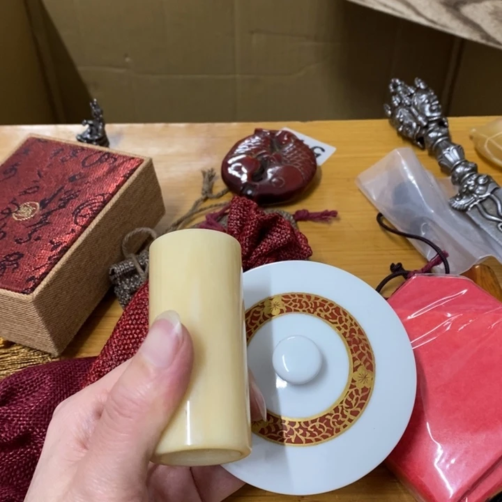 瓷片哈哈中古工艺品一件