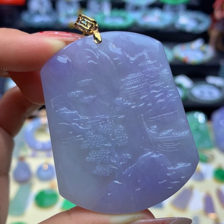 翡翠手链18K金镶嵌翡翠