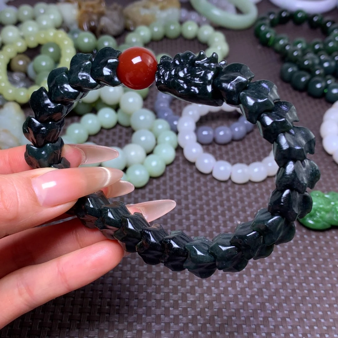 未镶嵌手串和田玉卡16