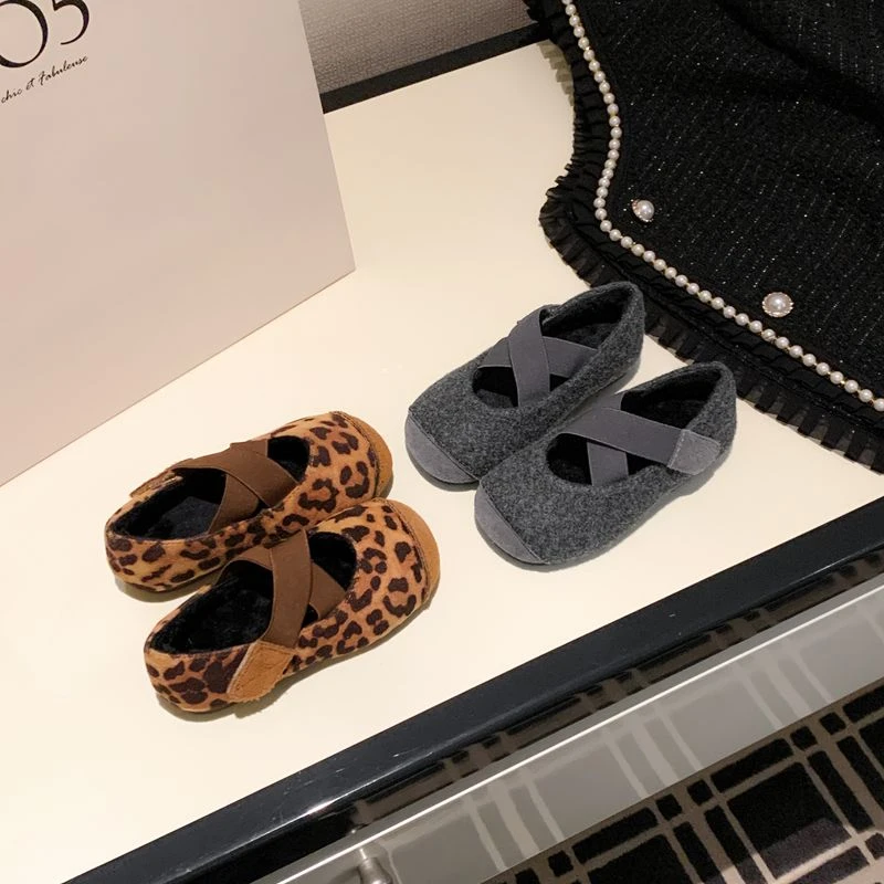 nimila/尼米拉【暖暖】豹纹呢子时尚冬款 超简约百搭 小众原单款