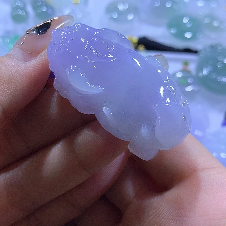 颈饰未镶嵌翡翠天然翡翠A货吊坠