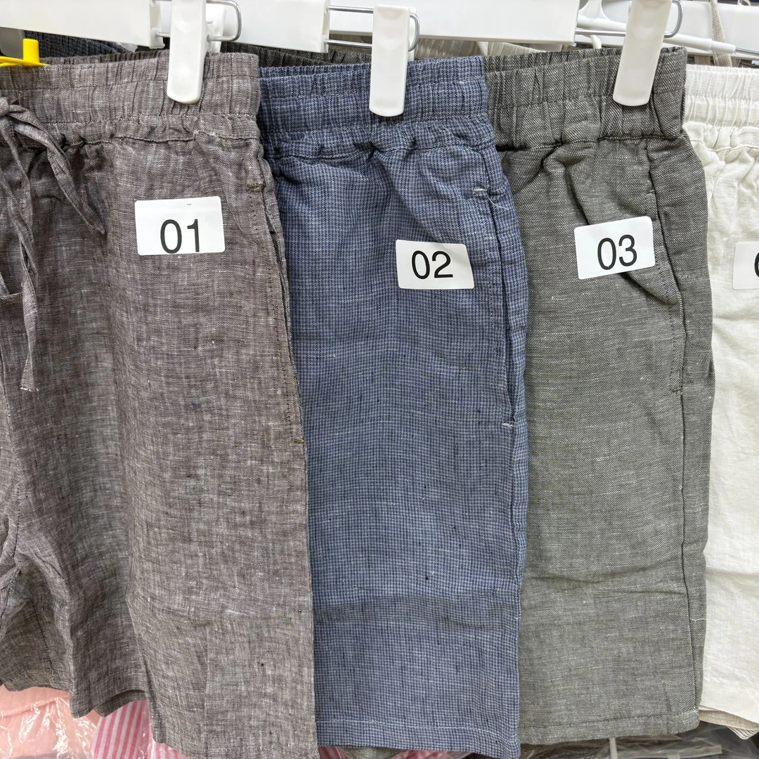 新款汉麻休闲短裤