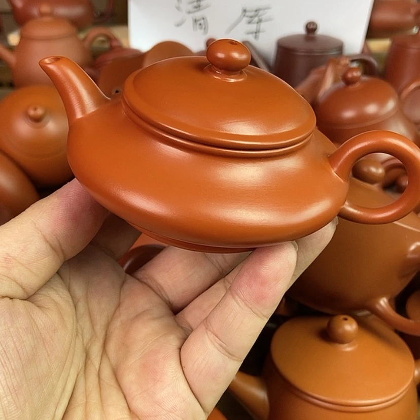 【闪购商品】茶壶朱泥110cc000000000000000