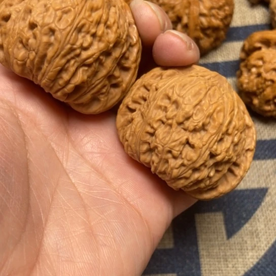吊坠文玩核桃泥鳅背全品47