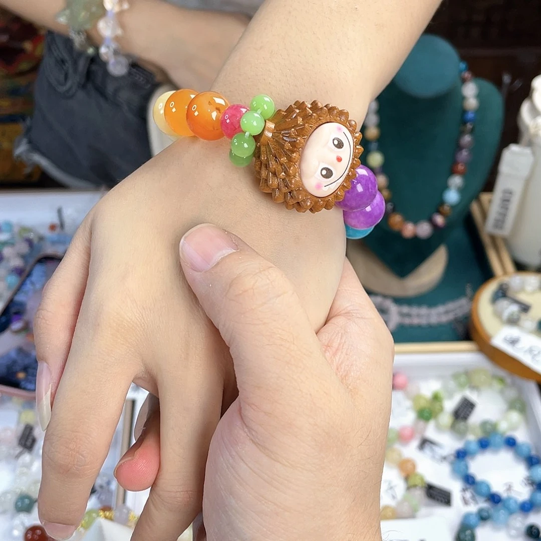 水晶手链银S925镀金镶嵌