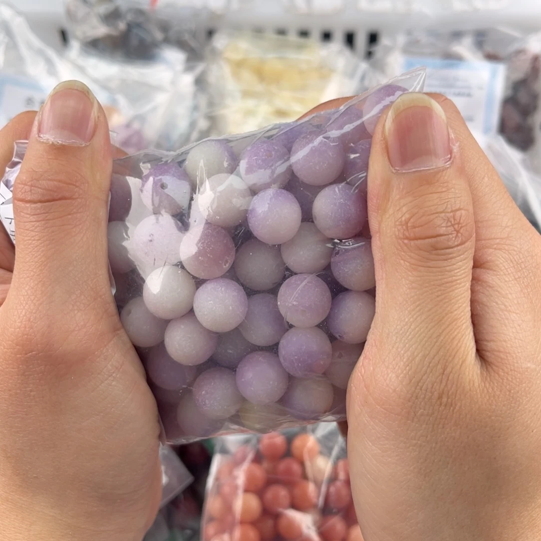 白玉菩提吊坠z12mm 100颗 瑕