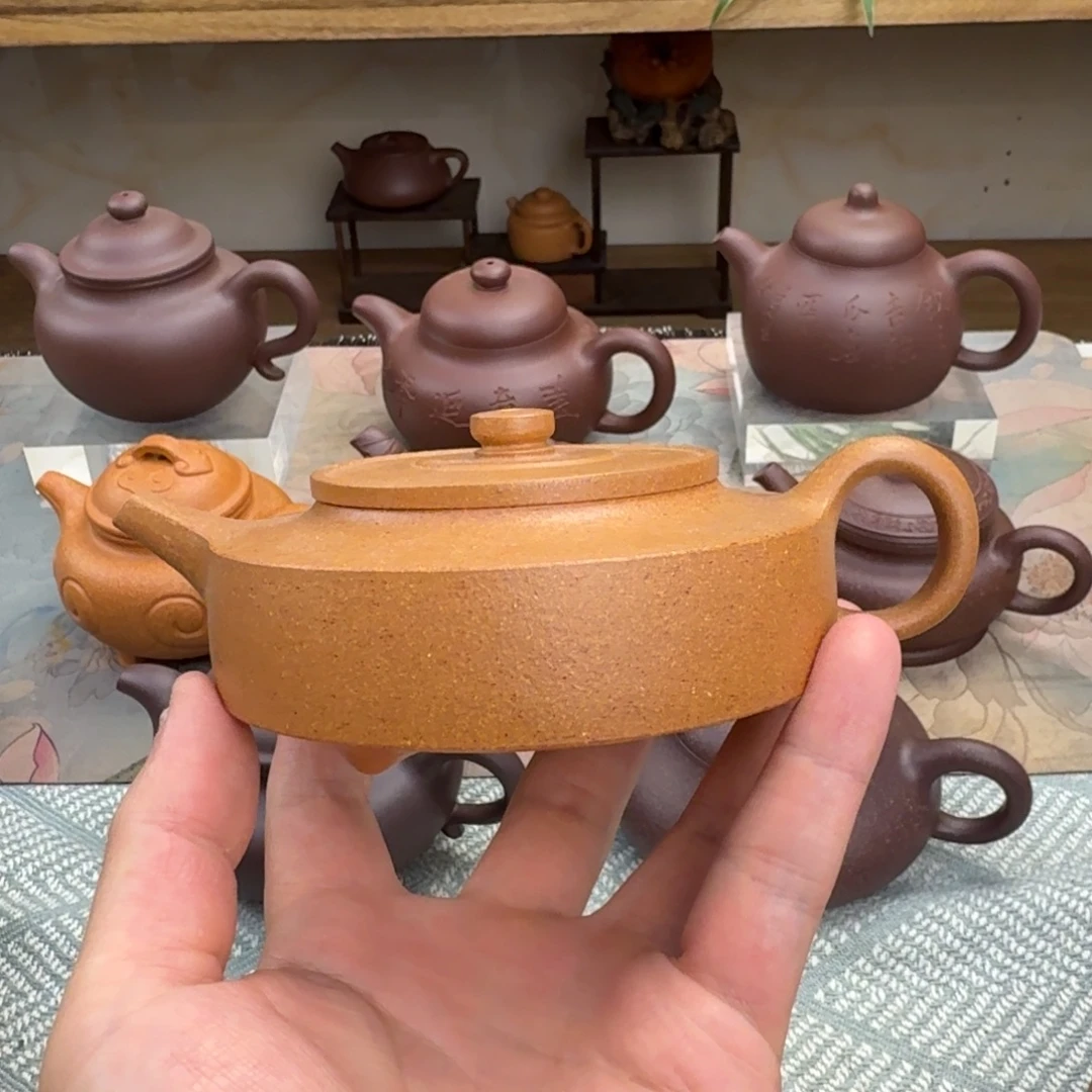 茶壶紫砂微瑕 周盘 200cc