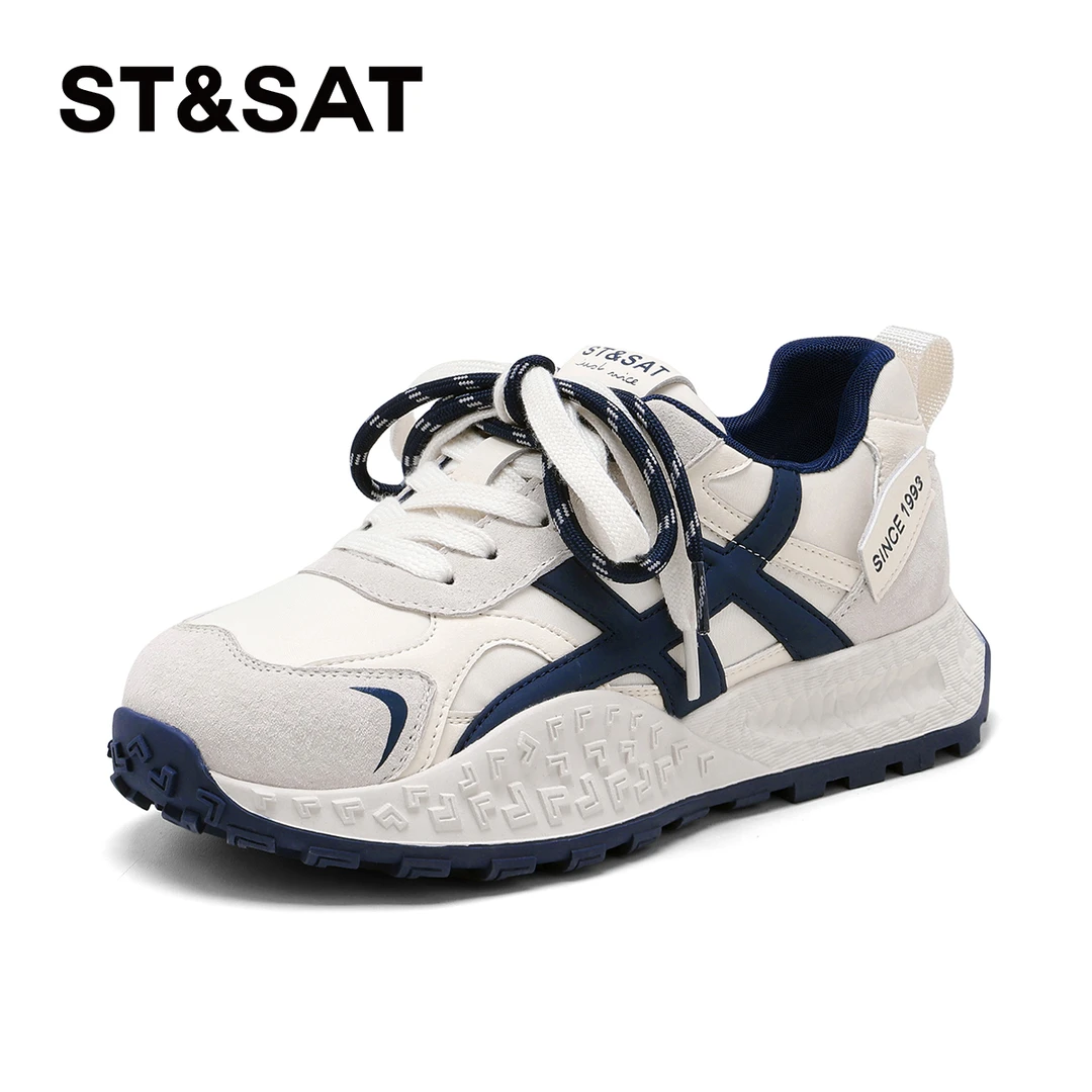 St&Sat/星期六德训鞋女2025秋季新款时尚休闲阿甘鞋百搭潮流女鞋