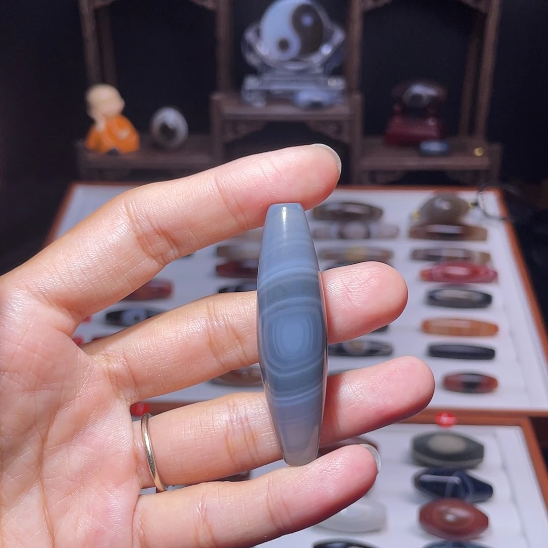 玛瑙/玉髓未镶嵌吊坠(赠链)