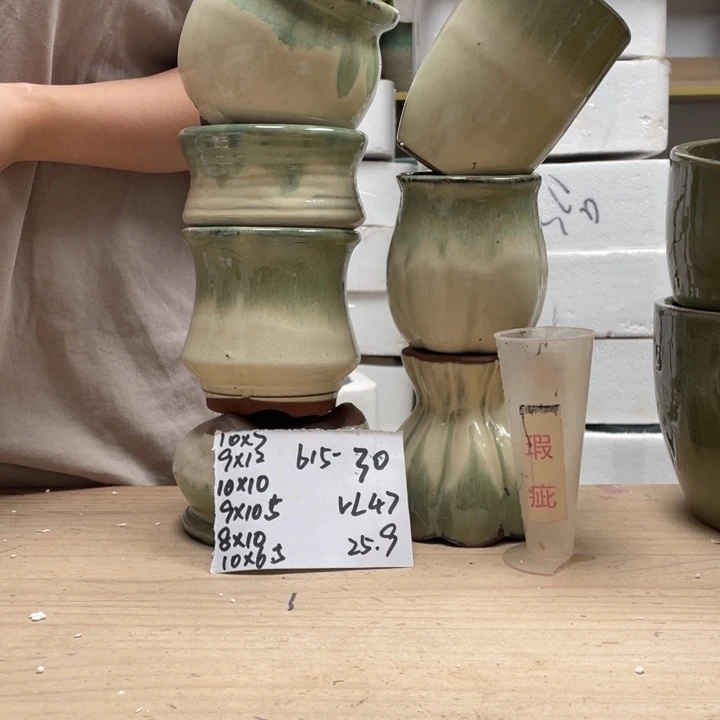 紫砂花盆多肉陶土花盆微瑕30