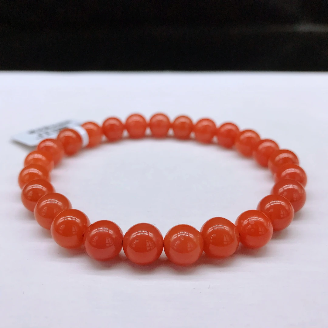 【小雪】南红保山滴水洞精美百搭手串8mm