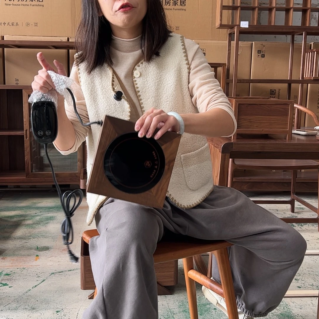 木（红木类）方盒电陶炉