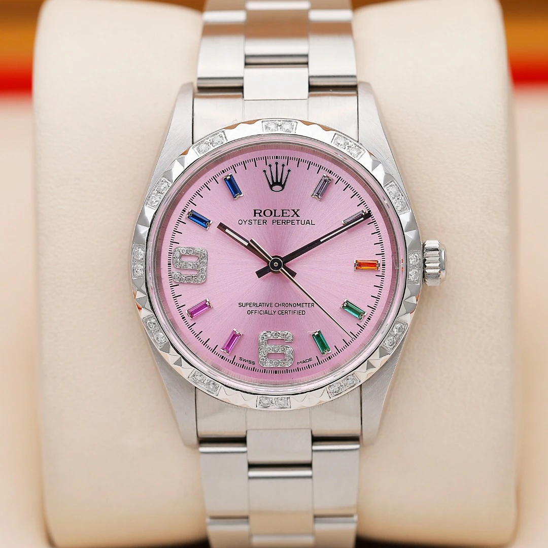 99新 Rolex/劳力士 空中霸王14010精钢后钻35mm自动机械单表